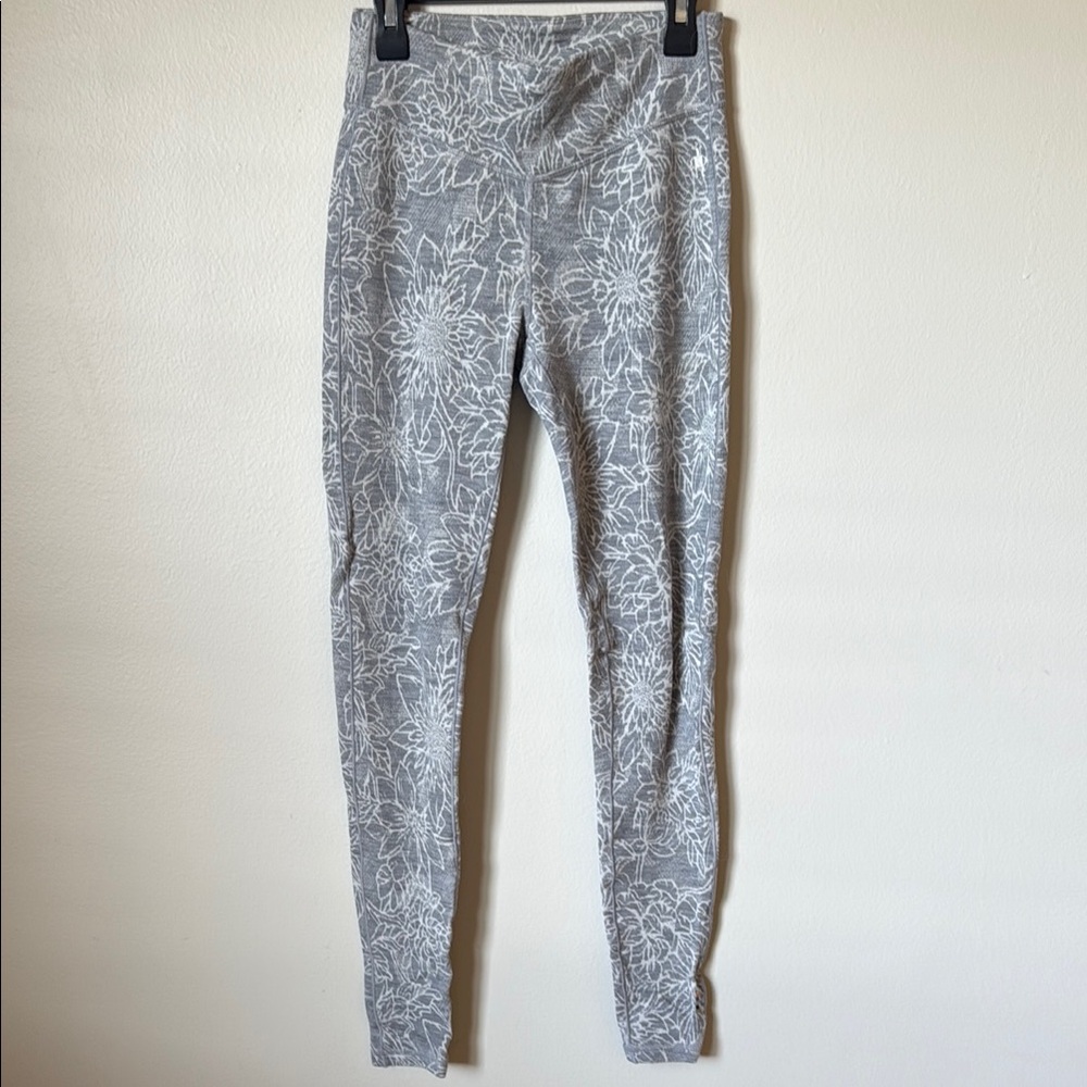 Floral Gray smartwool 100% Merino wool thermals